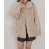 シープファーステンカラーミドル丈コート | atONE | 詳細画像15 