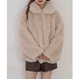 シープファーステンカラーミドル丈コート | atONE | 詳細画像19 