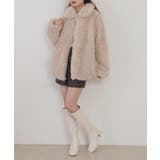 シープファーステンカラーミドル丈コート | atONE | 詳細画像20 