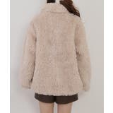 シープファーステンカラーミドル丈コート | atONE | 詳細画像31 