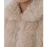 シープファーステンカラーミドル丈コート | atONE | 詳細画像35 