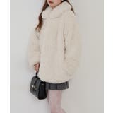 シープファーステンカラーミドル丈コート | atONE | 詳細画像4 