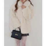 シープファーステンカラーミドル丈コート | atONE | 詳細画像6 