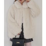 シープファーステンカラーミドル丈コート | atONE | 詳細画像8 