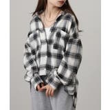 ビエラチェックロングシャツ | atONE | 詳細画像24 