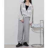 ライン入りオーガンシアーブルゾン | atONE | 詳細画像8 