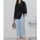 ラメ楊柳シアービスチェセットブラウス | atONE | 詳細画像16 