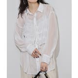 ラメ楊柳シアービスチェセットブラウス | atONE | 詳細画像2 