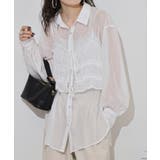 ラメ楊柳シアービスチェセットブラウス | atONE | 詳細画像3 