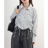 ショート丈 フロントシャーリング シャツ | atONE | 詳細画像38 