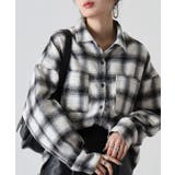 起毛チェックロングシャツ | atONE | 詳細画像2