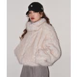 ミックスファーWジップショート丈ブルゾン | atONE | 詳細画像8 