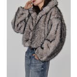 ミックスファーWジップショート丈ブルゾン | atONE | 詳細画像1 