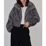 ミックスファーWジップショート丈ブルゾン | atONE | 詳細画像18 