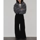 ミックスファーWジップショート丈ブルゾン | atONE | 詳細画像23 