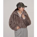 ミックスファーWジップショート丈ブルゾン | atONE | 詳細画像27 