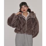 ミックスファーWジップショート丈ブルゾン | atONE | 詳細画像29 