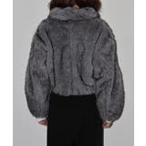 ミックスファーWジップショート丈ブルゾン | atONE | 詳細画像34 