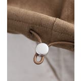 スエードポンチ裾バルーンリブブルゾン | atONE | 詳細画像4 