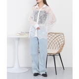 ひげレースボリュームスリーブシャツ | atONE | 詳細画像8