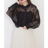 ひげレースボリュームスリーブシャツ | atONE | 詳細画像11