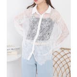 ひげレースボリュームスリーブシャツ | atONE | 詳細画像3