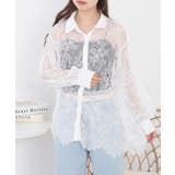 ひげレースボリュームスリーブシャツ | atONE | 詳細画像6