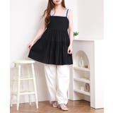 プリントジャガードティアードキャミチュニック | atONE | 詳細画像30