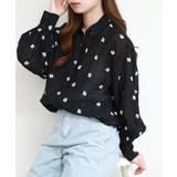 揚柳刺繍BIGシャツ | atONE | 詳細画像10 