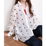 揚柳刺繍BIGシャツ | atONE | 詳細画像2 