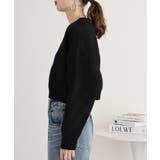 無地ニットプルオーバー | atONE | 詳細画像12