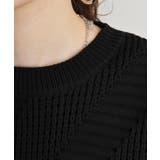 無地ニットプルオーバー | atONE | 詳細画像14