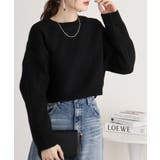 無地ニットプルオーバー | atONE | 詳細画像3