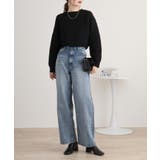 無地ニットプルオーバー | atONE | 詳細画像5