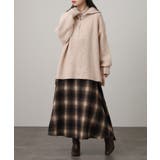 ビッグカラー風 ハーフZIP プルオーバーもっちり ニット トップス | atONE | 詳細画像17