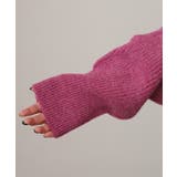 ビッグカラー風 ハーフZIP プルオーバーもっちり ニット トップス | atONE | 詳細画像23