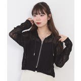 レース切替フードシャツブルゾン | atONE | 詳細画像10