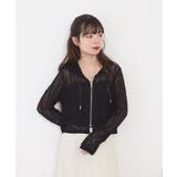 レース切替フードシャツブルゾン | atONE | 詳細画像11