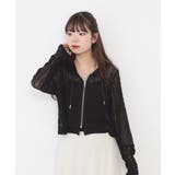 レース切替フードシャツブルゾン | atONE | 詳細画像12