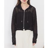 レース切替フードシャツブルゾン | atONE | 詳細画像17