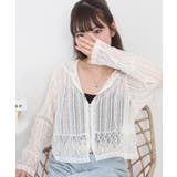 レース切替フードシャツブルゾン | atONE | 詳細画像1