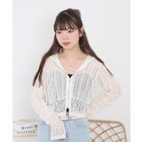 レース切替フードシャツブルゾン | atONE | 詳細画像4