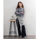 レイヤード風配色ニットカーディガン | atONE | 詳細画像16