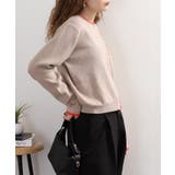 レイヤード風配色ニットカーディガン | atONE | 詳細画像6