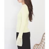 シアーカフスフレアスリーブハイネックニットプルオーバー | atONE | 詳細画像22