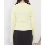 シアーカフスフレアスリーブハイネックニットプルオーバー | atONE | 詳細画像23