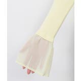 シアーカフスフレアスリーブハイネックニットプルオーバー | atONE | 詳細画像26