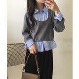 レイヤード風プルオーバートップス | atONE | 詳細画像1