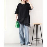 レースドッキングTシャツ | atONE | 詳細画像13 