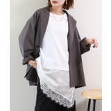 レースドッキングTシャツ | atONE | 詳細画像5 